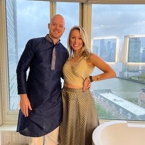 Indian wedding outfit set (male and female)